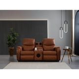 Babil İkili Sinema Koltuğu | Rehome İkili Koltuk | 205x97x110 cm - Kahve