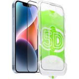 BABİLDEN Apple iPhone 14 Plus İle Uyumlu Hizalama Aparatlı ve Takılırken Camın Altında Kesinlikle Toz Bırakmayan Darbelere Karşı Ekstra Güçlü Ekran Koruyucu Cam
