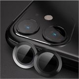 Babilden İphone Alüminyum Alaşım Çerçeveli Tempered Glass Kamera Lens Koruyucu (İphone 11, Black)