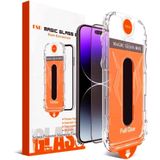 BABİLDEN iPhone İle Uyumlu Point Hizalama Aparatlı Darbe Emici ve Takılırken Camın Altında Kesinlikle Toz Bırakmayan Darbelere Karşı Ekstra Güçlü Ekran Koruyucu Cam (iPhone 15 Plus)