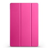 Babilden Samsung Galaxy Tab S9 FE Plus/Galaxy Tab S10 Plus Tablet ile Uyumlu Tablet Kılıfı Smart Cover Uyku Modlu Standlı Arkası Sert Şeffaf Kapak Pembe