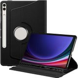 Babilden Samsung Galaxy Tab S9 FE Plus/Galaxy Tab S10 Plus Yatay ve Dikey Standlı 360 Derece Döner Tablet Kılıfı Siyah
