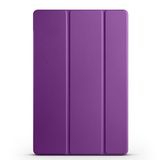 Babilden Samsung Tablet ile Uyumlu Tablet Kılıfı Smart Cover Uyku Modlu Standlı Arkası Sert Şeffaf Kapak (Mor, Galaxy Tab S9 / Tab S9 FE 11 İnch)