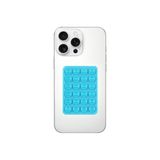 Babilden Telefon Arkasına Yapışan Silikon Vantuzlu Kılıf Tutucu Araç Makyaj Mutfak Ayna Duvar İçin Ahtapot Vakumlu (Mavi (Çift Taraflı))