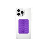 Babilden Telefon Arkasına Yapışan Silikon Vantuzlu Kılıf Tutucu Araç Makyaj Mutfak Ayna Duvar İçin Ahtapot Vakumlu (Mor (Çift Taraflı))