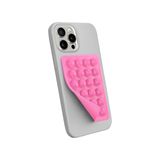 Babilden Telefon Arkasına Yapışan Silikon Vantuzlu Kılıf Tutucu Araç Makyaj Mutfak Ayna Duvar İçin Ahtapot Vakumlu (Pembe (Yapışkanlı))