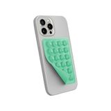 Babilden Telefon Arkasına Yapışan Silikon Vantuzlu Kılıf Tutucu Araç Makyaj Mutfak Ayna Duvar İçin Ahtapot Vakumlu (Turkuaz (Yapışkanlı))