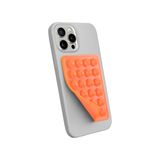 Babilden Telefon Arkasına Yapışan Silikon Vantuzlu Kılıf Tutucu Araç Makyaj Mutfak Ayna Duvar İçin Ahtapot Vakumlu (Turuncu (Yapışkanlı))