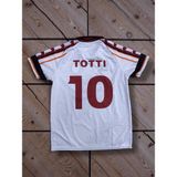 Babılgam Nostaljik Yakalı Roma Totti Forma - Beyaz