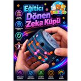 Babizoo Eğitici Dönen Zeka Küpü - Stres Giderici ve Odaklanma Artırıcı Mantık Puzzle Oyuncağı 3 Yaş+ (Güvenli ABS Plastik, CE, EN71 )