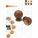 Bablife Küçük Misket Küre Düğme Antik Bakır 22mm Çapında Çekmece Dolap Mobilya Kulpları - Tek Delikli