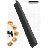 Bablife Lada Alüminyum 64MM Mat Siyah Lüks Çekmece Dolap Mobilya Vestiyer Kulpları - 64 mm