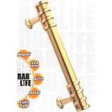 Bablife Napoli 224MM Altın Metal Lüks Çekmece Dolap Mobilya Kulpları Tüm Renk Seçenekleriyle - Altın Sarısı - 224 mm
