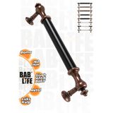 bablife Roma 160mm Siyah - Antik Bakır Lüks Modern Çekmece Dolap Vestiyer Mobilya Kulpları
