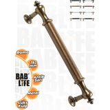 Bablife Roma 192MM Antik Sarı Lüks Modern Çekmece Dolap Vestiyer Mobilya Kulpları - 192 mm