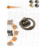 Bablife Rustik Halka Sarkaç Antik Sarı 35MM Çapında Çekmece Dolap Mobilya Kulpları - Tek Delikli
