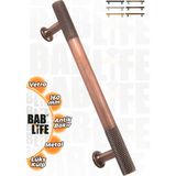 Bablife Vetra Antik Bakır 160MM Metal Lüks Çekmece Dolap Mobilya Kulpları - 160 mm