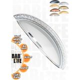 Bablife Yeni Midye 64MM Krom Tas Sandal Çanak Lüks Modern Çekmece Dolap Vestiyer Mobilya Kulpları - 64 mm