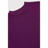 Babokah (Kids Girl) Bisiklet Yaka Şardonlu Sweatshirt - Mor - 3 Yaş