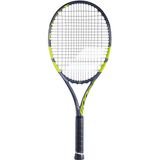 Babolat Boost Aero Strung Tenis Raketi, Gri Yeşil/Sarı (4" Kavrama)