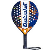 Babolat, Kürek raketi Alioth JR modeli, mavi/turuncu, 8 ila 12 yaş arası gençler için, hassas vuruşlar için büyük tolerans, optimum kullanım ve büyük boy yuvarlak şekil, en iyi