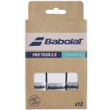 Babolat, Pro Tour 20 model raket için sap, beyaz renkte, tenis kavraması, ve konfor için ideal, yapışkan his, maksimum emilim, eşsiz hisler ve konfor