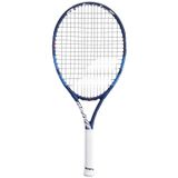 Babolat, Tenis Raketi Model Drive Junior, TU, Beyaz/Mavi, Hafif, Küçük Eller için Tasarlanmış Kavrama, 16 x 19 Açık 16 x 17 Grafit ve Alüminyum, Çocuklar İçin İdeal 125-135 cm