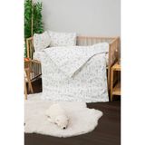 Baby %100 Pamuk Happy Bebek Nevresim Takımı - Beyaz - 70 x 120 cm