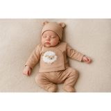 Baby 3' Lü Bebek Takımı - Beyaz - 0 - 6 Ay