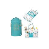 Baby 3lü SET (bebek bakım çantası,bebek alt bakım çantası,bebek çirli çamaşır & oyuncak sepeti )