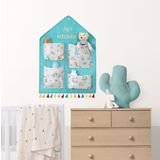 Baby 4 Cepli Kullanımı Kolay Desenli Duvar Düzenleyici (yeşil) 04225