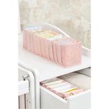 Baby Akordiyon Organizer Çekmece Düzenleyici Small, Pembe - Ahşap Rengi