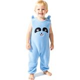 Baby Animals Welsoft Peluş Unisex Fermuarlı Kışlık Bebek Uyku Tulumu Bebek Tulumu Çocuk Tulumu Çocuk Kostümü Tlmslp - Mavi - 1,5 - 2 Yaş