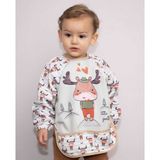 Baby Bakkal Geyik Baskılı Giyilebilen Önlük - 0 - 2 Yaş - Mint