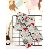 Baby Bonta Babybonta Bebek Tulum Gazete Baskılı 3-9 Ay - 3 Ay - Beyaz - Siyah - Kırmızı