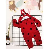 Baby Bonta Babybonta Kız Bebek Uğur Böceği Tulum 6-24 Ay - Kırmızı - Siyah - 2 Yaş