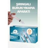 Baby Burun Yıkama Aparatı, 2 Adet Şırınga, 2 Adet Silikon Uç