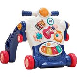 Baby Care 2’si 1 Arada Yürüteç ve Bisiklet, Müzikli Gelişim Oyuncağı - Lacivert