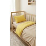 Baby Clime 3 Parça Bebek Nevresim Takımı - 90X130 Yorgan Kılıfı, Yastık Kılıfı ve Çarşaf - Krem Rengi - 90 x 130 cm