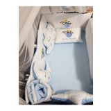 Baby Clime 70x110 Kişiye Özel Nakışlı Bebek Uyku Seti 18 Parça Lüks Cibinlik & Aparatlı USN-70110-LCİB-4.
