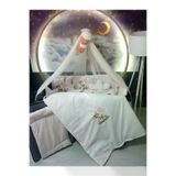 Baby Clime 70x120 Nakışlı Isimli Bebek Uyku Seti 18 Parça - Lüks Cibinlik Ve Aparat - Ceylan USN-70120-LCİB-2.