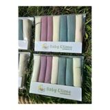 Baby Clime BABC-MÜSAĞBEZ7Lİ Müslin Bebek Ağız Silme Mendili 7'li - % 100 Pamuk 22X22 Cm Ağız Bezi - Düşler Serisi (Pembe Tonlar)