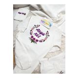Baby Clime İsimli Nakışlı Hastane Çıkışı Kız Bebek – 10 Parça - %100 Pamuk - 0-3 Ay BEYHÇP-10LU-2.