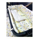 Baby Clime USR-4585-1. 45X85 Bebek Uyku Seti - Beşik Hariç - Portatif Anne Yanı Sallanır Beşik İçin Uyku Seti