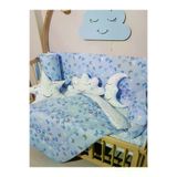 Baby Clime USR-60120-1. 60X120 Bebek Uyku Seti - Cibinliksiz - Kelebek Desenli (Mobilya Beşik Hariç)