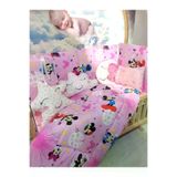Baby Clime USR-60120-1. 60X120 Bebek Uyku Seti - Cibinliksiz - Pembe Mickey & Minnie (Mobilya Beşik Hariç)