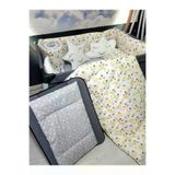 Baby Clime USR-70110-1. 70X110 Bebek Uyku Seti - Cibinliksiz - Ay Yıldız Desenli (Park Beşik Hariç)