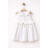 Baby Corner Bebe Yaka Kız Bebek Elbise - 12 Ay - Beyaz