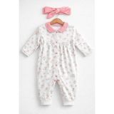 Baby Corner Çıtçıtlı Bebek Tulum - Pembe - 3 - 6 Ay