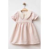 Baby Corner Fırfırlı Bebe Yaka Kız Bebek Elbise - 18 Ay - Pembe